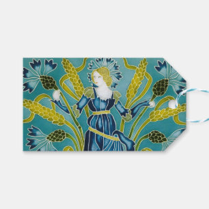 Walter Cranes Flora Art Nouveau Geschenkanhänger