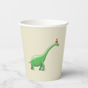 Walter der Dinosaurier-Papierbecher Pappbecher