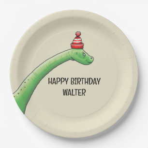 Walter der Dinosaurier Pappteller