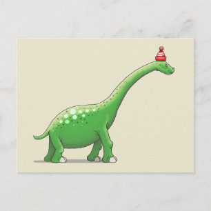 Walter der Langhalsdinosaurier Postkarte