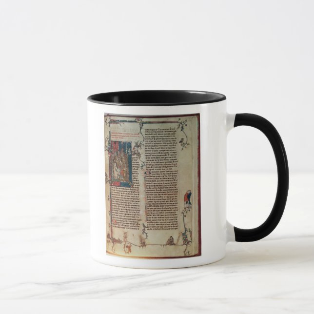 Walter Map, der hinunter eine Geschichte der Tasse (Rechts)