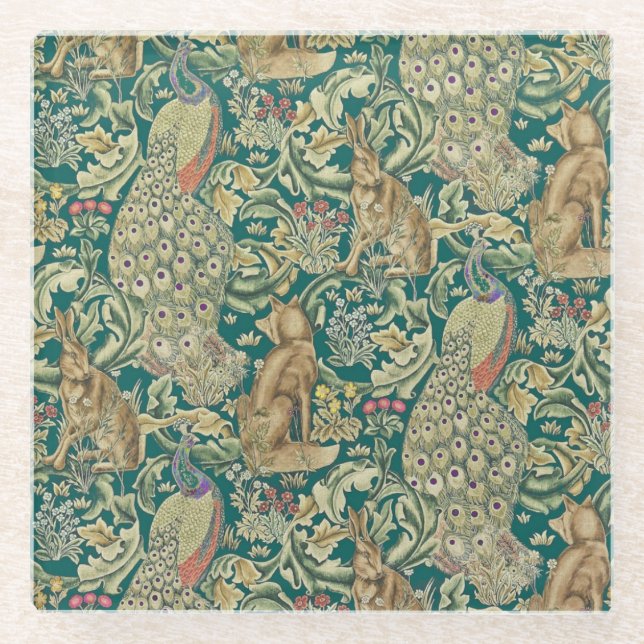 Walter Morris "Forest" Glasuntersetzer (Vorderseite)