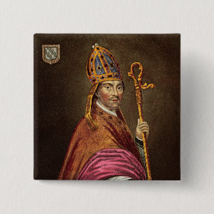 Walter Stapledon (1261-1326), nach einer Malerei Button