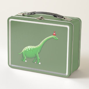 Walter the Long Neck Dinosaur Metall Brotdose