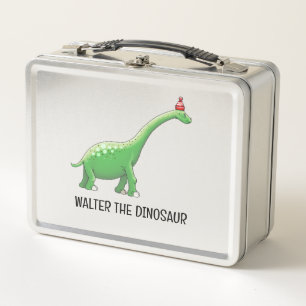 Walter the Long Neck Dinosaur Metall Brotdose
