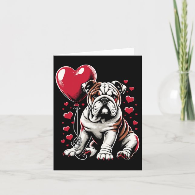 Walter Valentinstag Hundebesitzer Valentin Karte (Vorderseite)