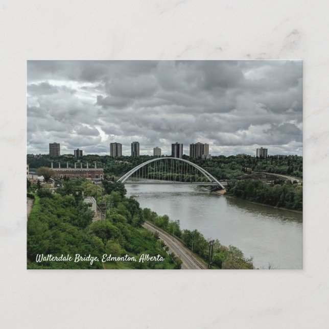 Walterdale Bridge Postkarte (Vorderseite)