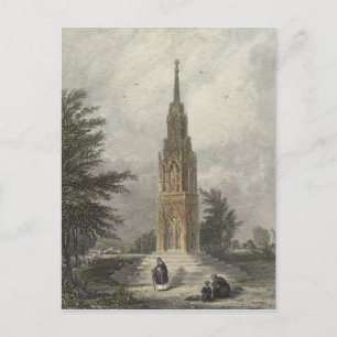 Waltham Cross, c.1820 Postkarte