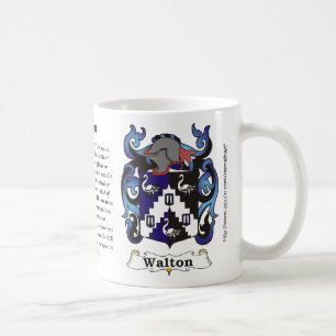 Walton Familien-Wappen Tasse