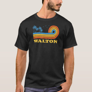 Walton Florida Sommer Fl Tropical US Cities Floral T-Shirt