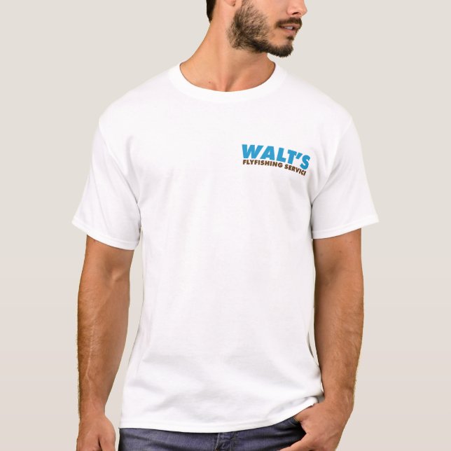 Walts Flyfishing Service T-Shirt (Vorderseite)