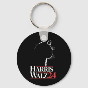 Waltz 2024 Election Cat Lady Kamala Harris Tim Wal Schlüsselanhänger