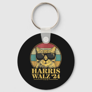 Waltz 2024 Election Cat Lady Kamala Harris Tim Wal Schlüsselanhänger
