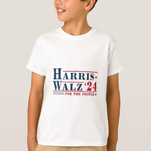 Waltz 2024 für die Menschen Kamala Harris Tim Walt T-Shirt