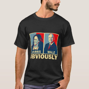 Waltz 2024 offensichtlich Tim Walz Kamala Harris 2 T-Shirt