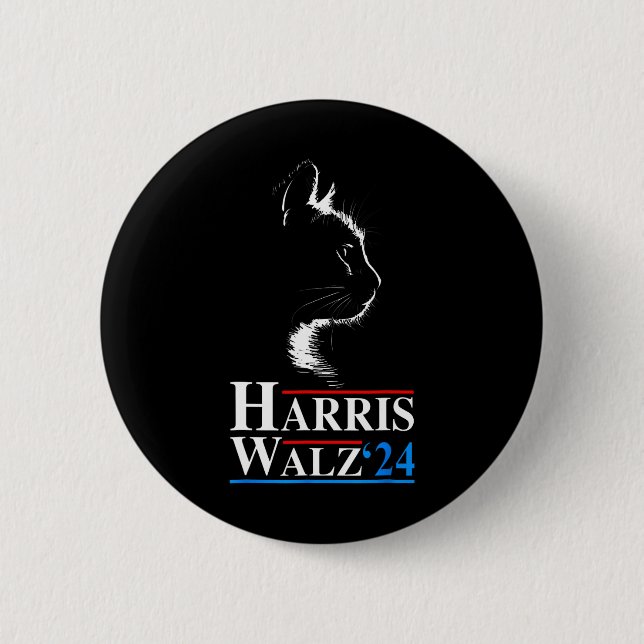 Waltz 2024 Wahl Kamala Harris Tim Waltz 2024 1 Button (Vorderseite)