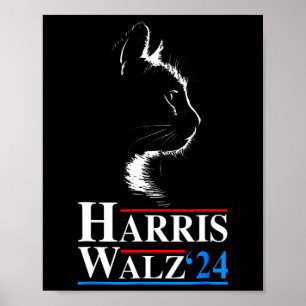 Waltz 2024 Wahl Kamala Harris Tim Waltz 2024 1 Poster