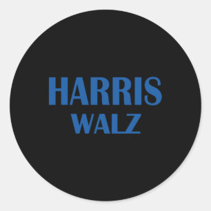 Waltz 2024 Wahl Kamala Harris Tim Waltz 2024 2 Runder Aufkleber