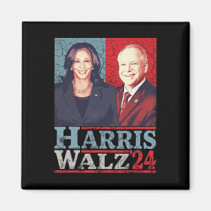 Waltz 2024 Wahl Kamala Harris Tim Waltz 2024 5 Magnet