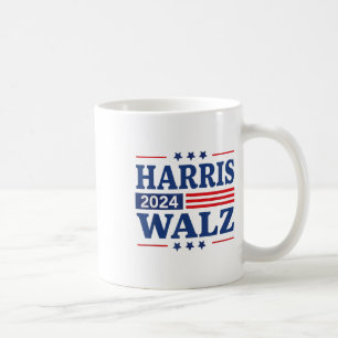 Waltz-2024 Wahl Kamala Harris Tim Waltz-24 Kaffeetasse