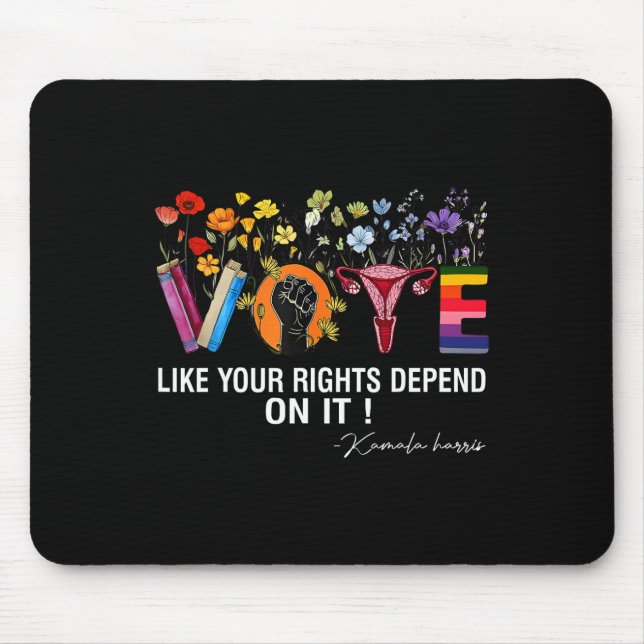 Waltz Abstimmung wie Ihre Rechte hängen von ihr Fe Mousepad (Vorne)