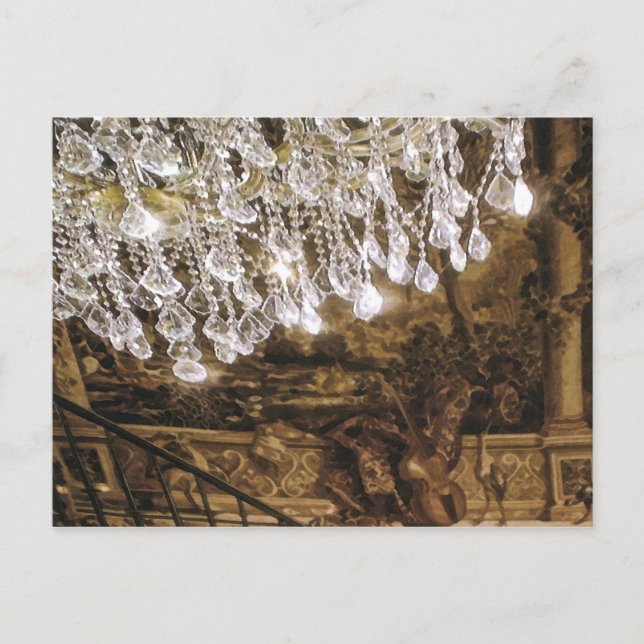 Waltz Chandelier ~ Postcard Postkarte (Vorderseite)