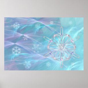 Waltz der Schneeflocken Print Poster