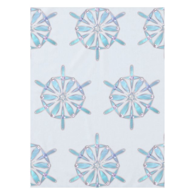 Waltz of the Snowflakes Tablecloth Tischdecke (Vorderseite)