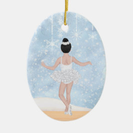 Waltz von Snowflakes Nutcracker Ballett Weihnachte Keramik Ornament