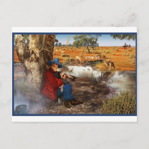 Waltzing Matilda Postcard Postkarte