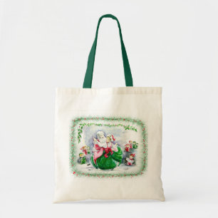 Waltzing Santa & Mrs. Claus Bag Tragetasche