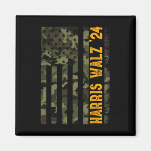 Walz 2024 Camouflage Kamala Magnet