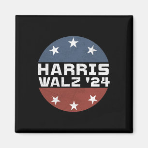 Walz 2024 Kampagne für Präsident Patriotic Kamala Magnet
