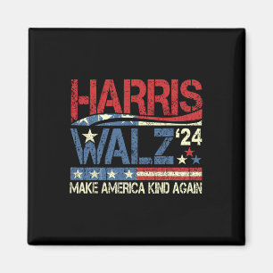 Walz 2024 macht Amerika wieder freundlich Harris W Magnet