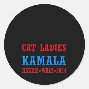 Walz 2024 Präsidentenwahl Kamala Harris Tim Wal Runder Aufkleber