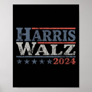 Walz 2024 Wahl Kamala Harris Tim Waltz 2024 12 Poster