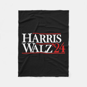 Walz 24 Präsident Kamala 2024 Fleecedecke