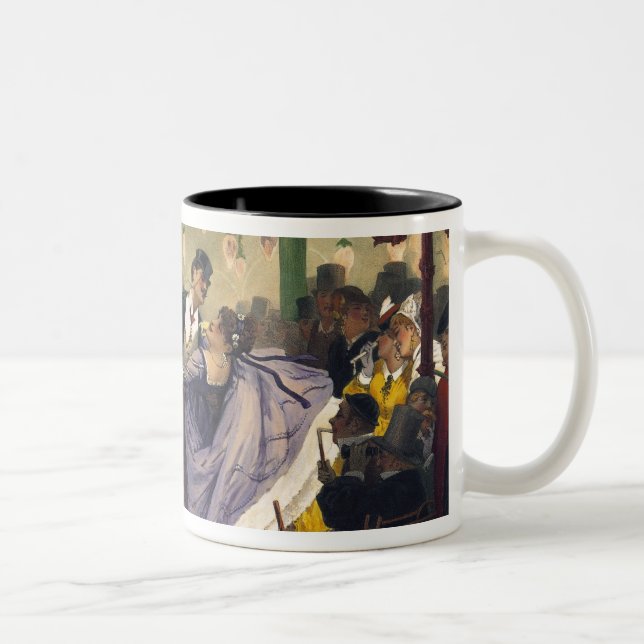Walzer am Bal Mabille Zweifarbige Tasse (Rechts)