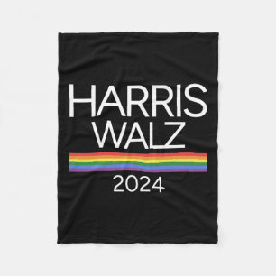 Walzheimer 2024 LGBTQ Flag Regenbogen für Presi Fleecedecke