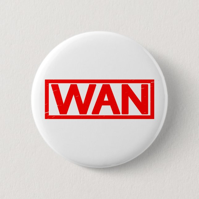 Wan Briefmarke Button (Vorderseite)