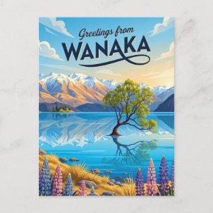 Wanaka Neuseeland Postkarte