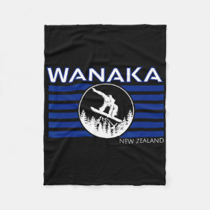 Wanaka Neuseeland Snowboarden Neuseeländer Schnee Fleecedecke