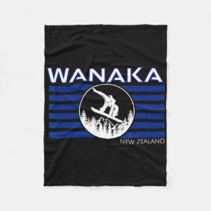 Wanaka Neuseeland Snowboarden Neuseeländer Schnee Fleecedecke