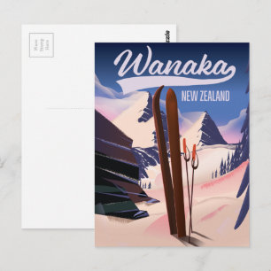 Wanaka New Zealand Skipposter Postkarte