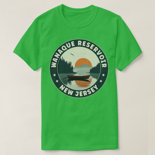 Wanaque Reservoir New Jersey Sunset T-Shirt (Design vorne)