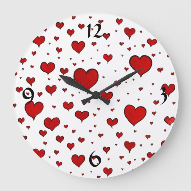 Wand an Wand Liebe Uhr (Vorderseite)