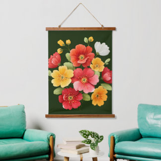 Wand an Wand Wandteppich Mit Holzrahmen