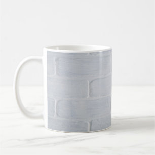 Wand aus Textil, weiß Kaffeetasse