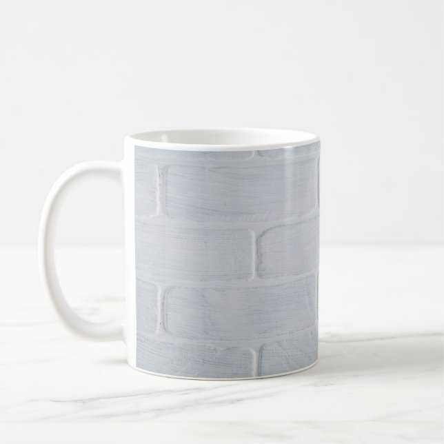 Wand aus Textil, weiß Kaffeetasse (Links)