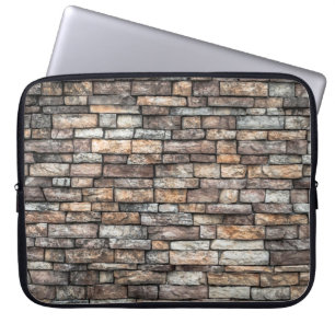 Wand aus Wandstein Laptopschutzhülle
